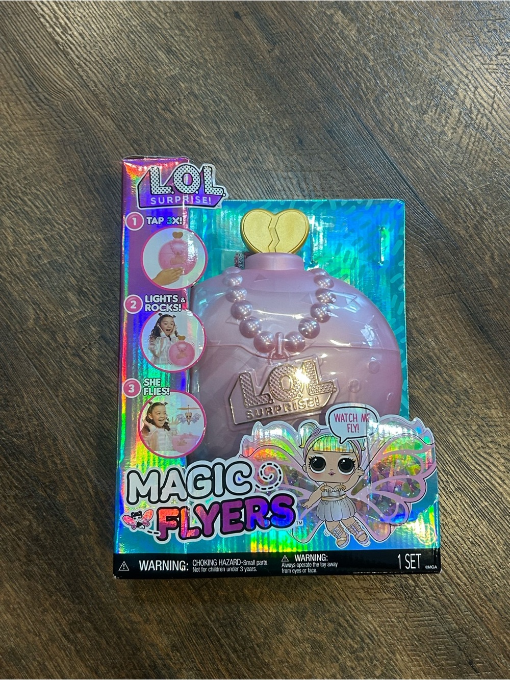 L.O.L. Surprise! Magic Flyers Pearl Pink & Gold Flying Doll Toy